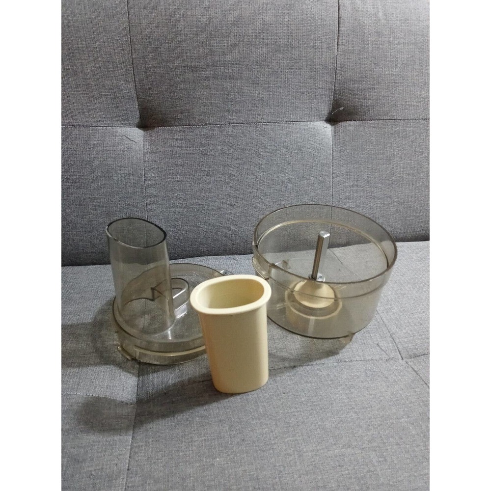 Vintage GE Food Processor D1FP2-4202 Bowl, Lid, Pusher Replacement Parts ONLY
